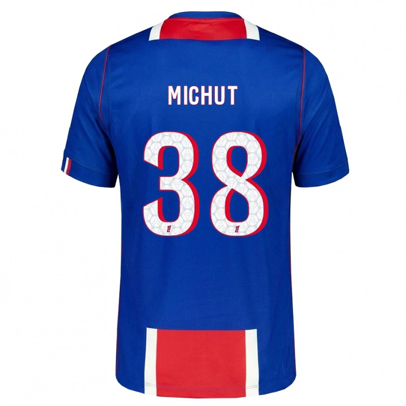 Danxen Men Edouard Michut #38 Red White Blue Home Jersey 2026/27 T-Shirt
