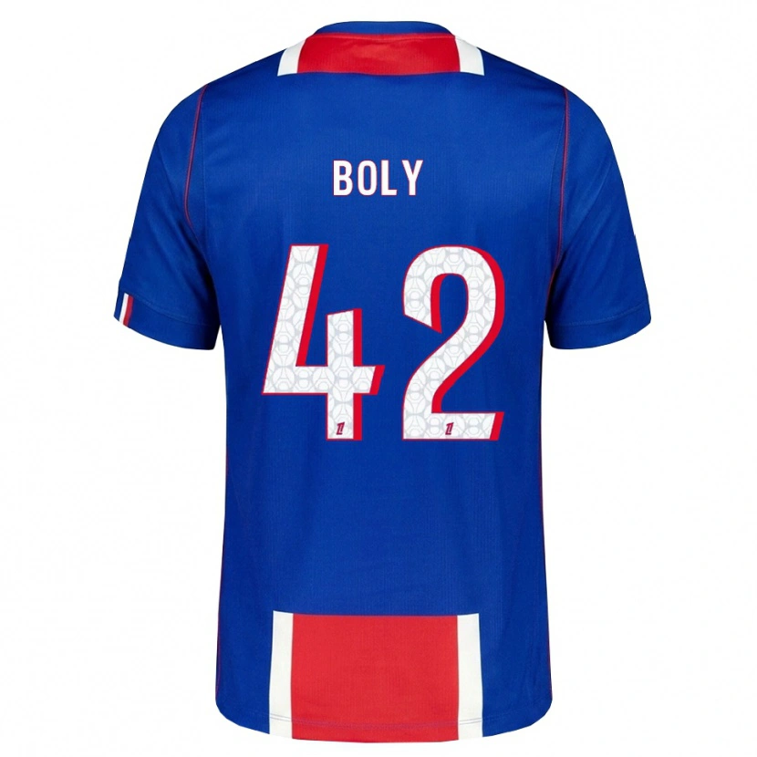 Danxen Men David Boly #42 Red White Blue Home Jersey 2026/27 T-Shirt