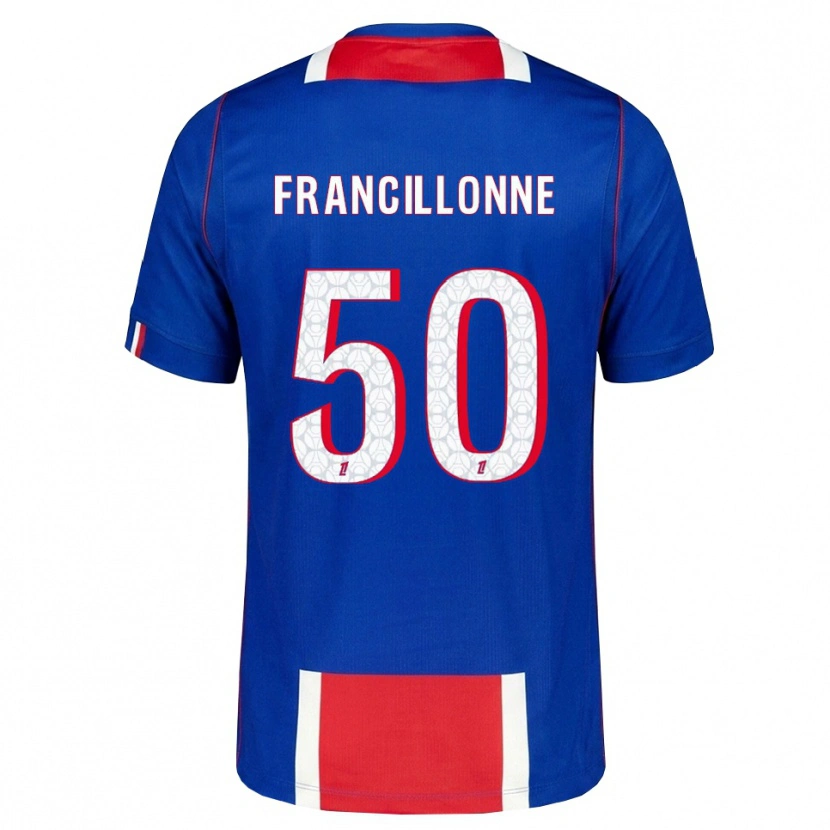 Danxen Men Bryan Francillonne #50 Red White Blue Home Jersey 2026/27 T-Shirt