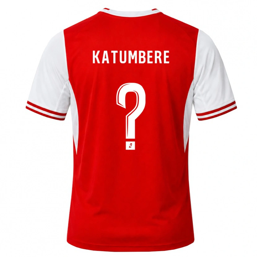Danxen Men Noah Katumbere #0 Red White Home Jersey 2026/27 T-Shirt