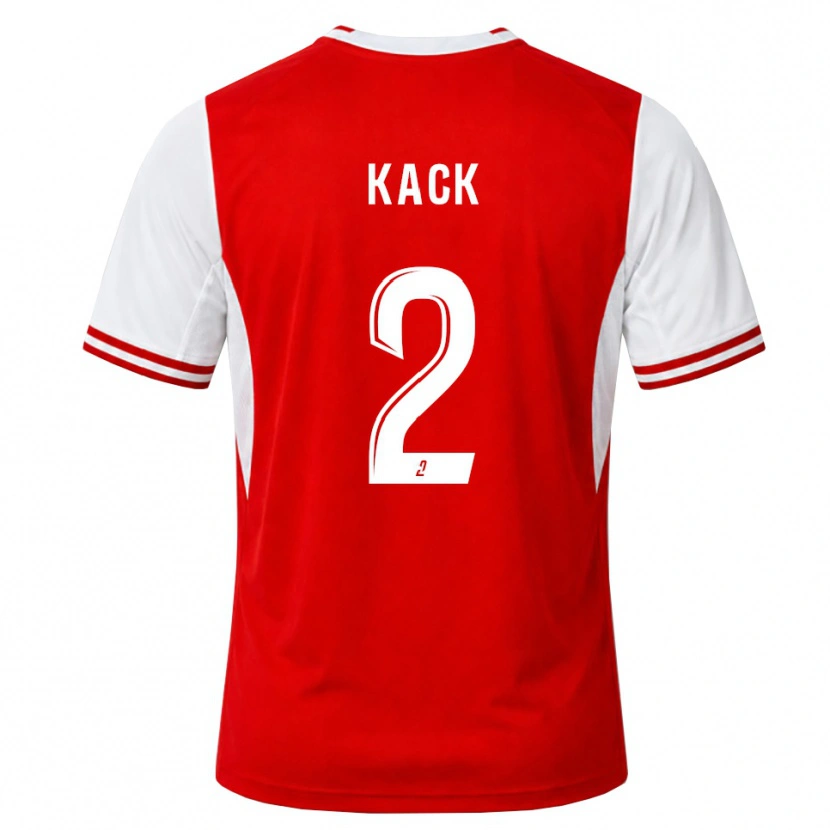 Danxen Men Mathilde Kack #2 Red White Home Jersey 2026/27 T-Shirt