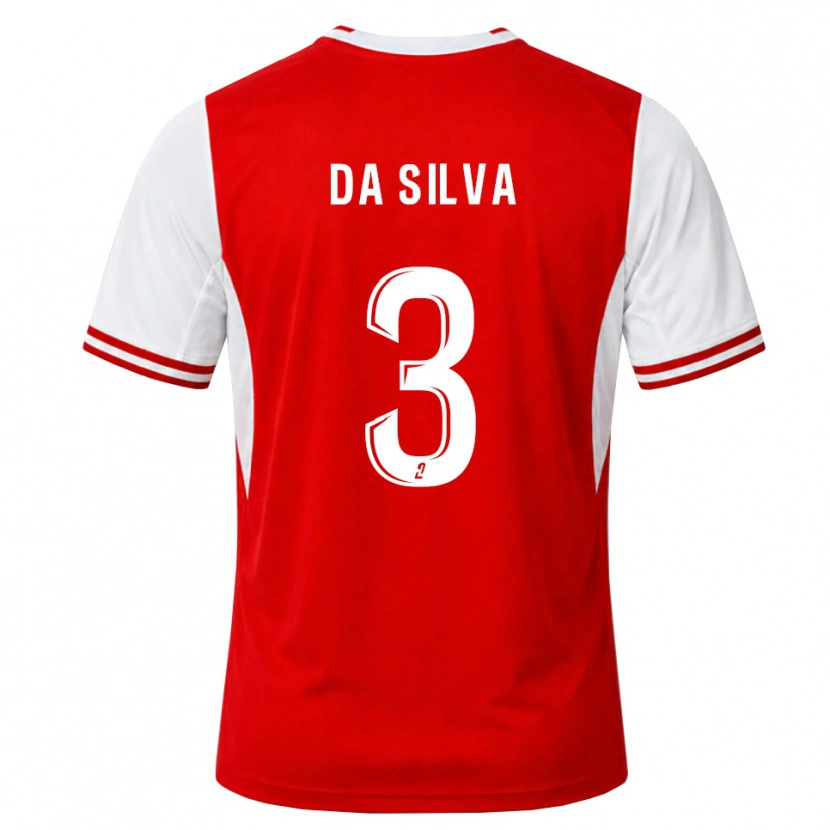 Danxen Men Edmilson Mendes Da Silva #3 Red White Home Jersey 2026/27 T-Shirt