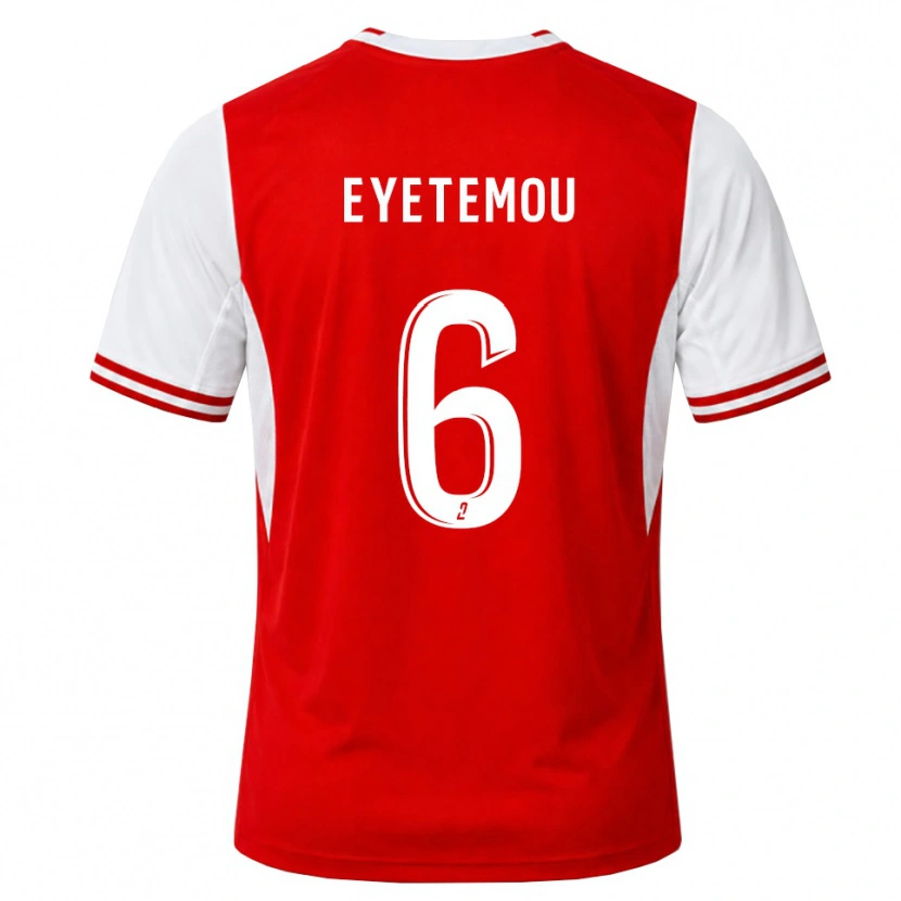 Danxen Men Paul Eyetemou #6 Red White Home Jersey 2026/27 T-Shirt