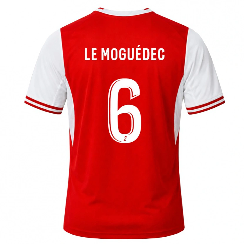 Danxen Men Anaële Le Moguédec #6 Red White Home Jersey 2026/27 T-Shirt
