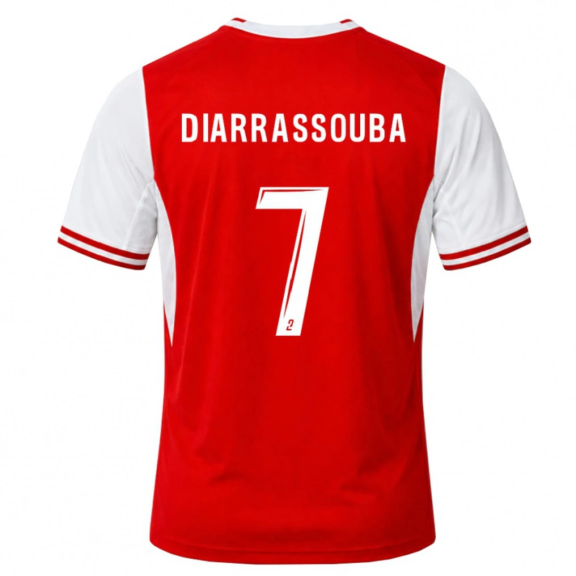 Danxen Men Tidiane Diarrassouba #7 Red White Home Jersey 2026/27 T-Shirt