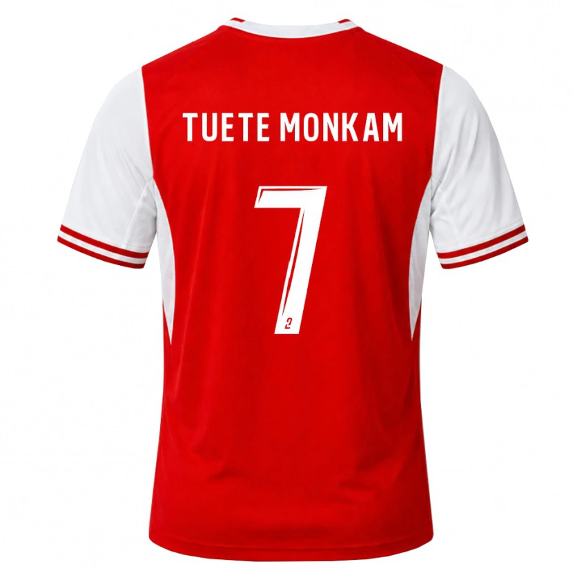 Danxen Men Malcolm Tuete Monkam #7 Red White Home Jersey 2026/27 T-Shirt