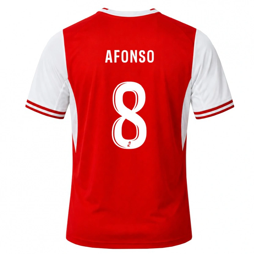 Danxen Men Flavio Afonso #8 Red White Home Jersey 2026/27 T-Shirt