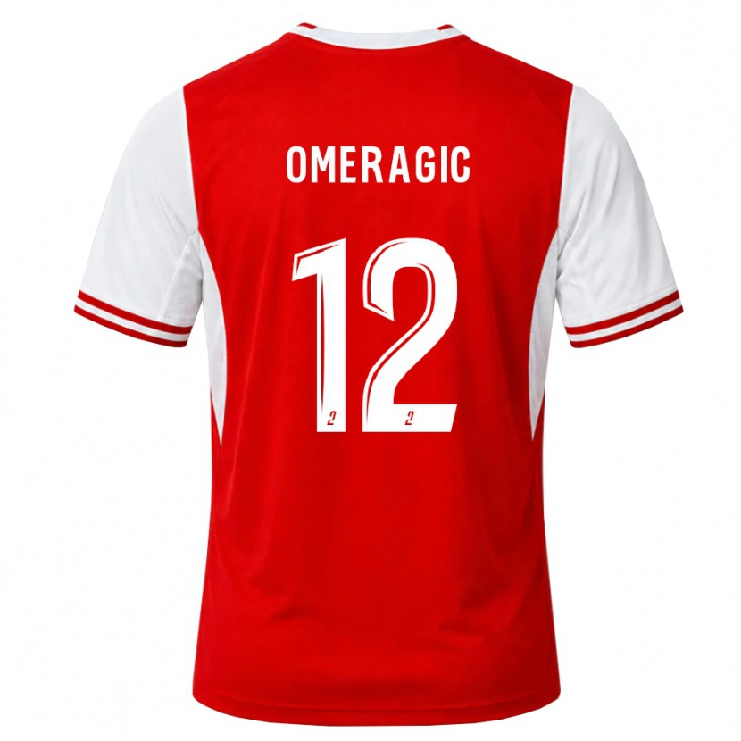 Danxen Men Edin Omeragic #12 Red White Home Jersey 2026/27 T-Shirt