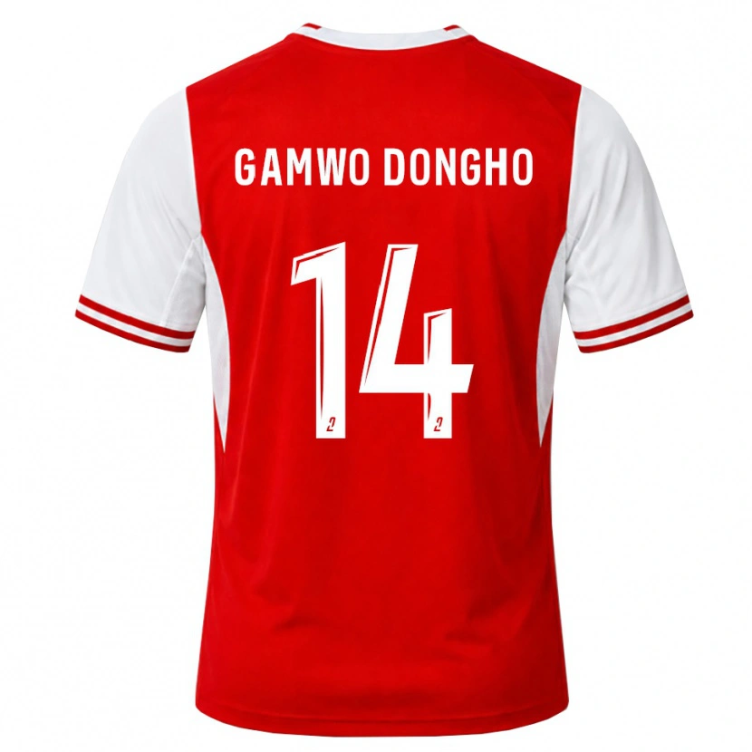 Danxen Men Samuel Gamwo Dongho #14 Red White Home Jersey 2026/27 T-Shirt