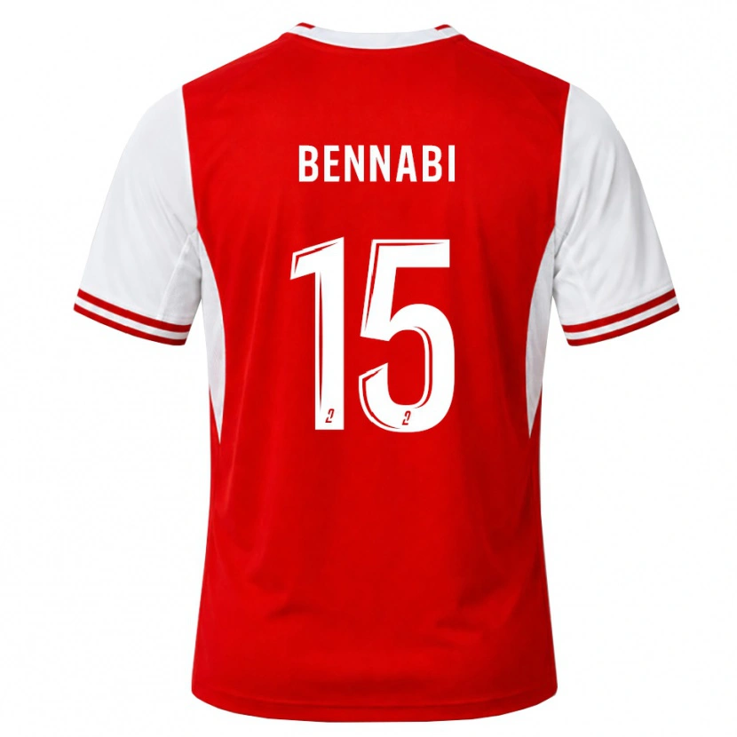 Danxen Men Rayan Bennabi #15 Red White Home Jersey 2026/27 T-Shirt