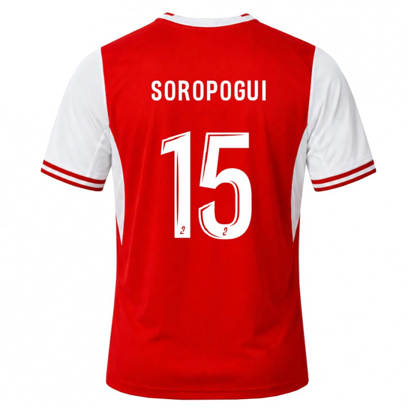 Danxen Men Yanis Soropogui #15 Red White Home Jersey 2026/27 T-Shirt