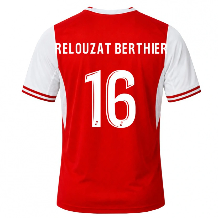 Danxen Men Maxime Relouzat Berthier #16 Red White Home Jersey 2026/27 T-Shirt