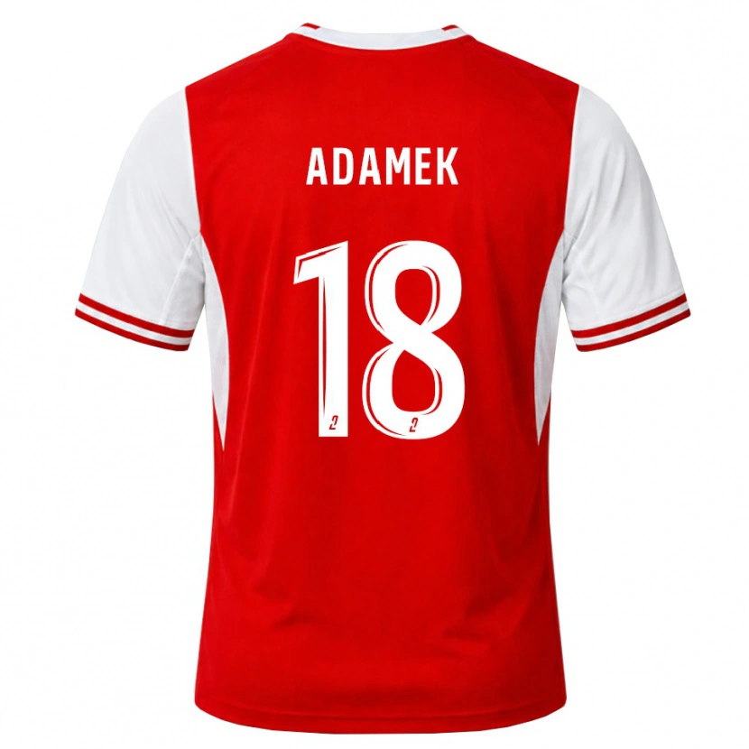 Danxen Men Kayla Adamek #18 Red White Home Jersey 2026/27 T-Shirt