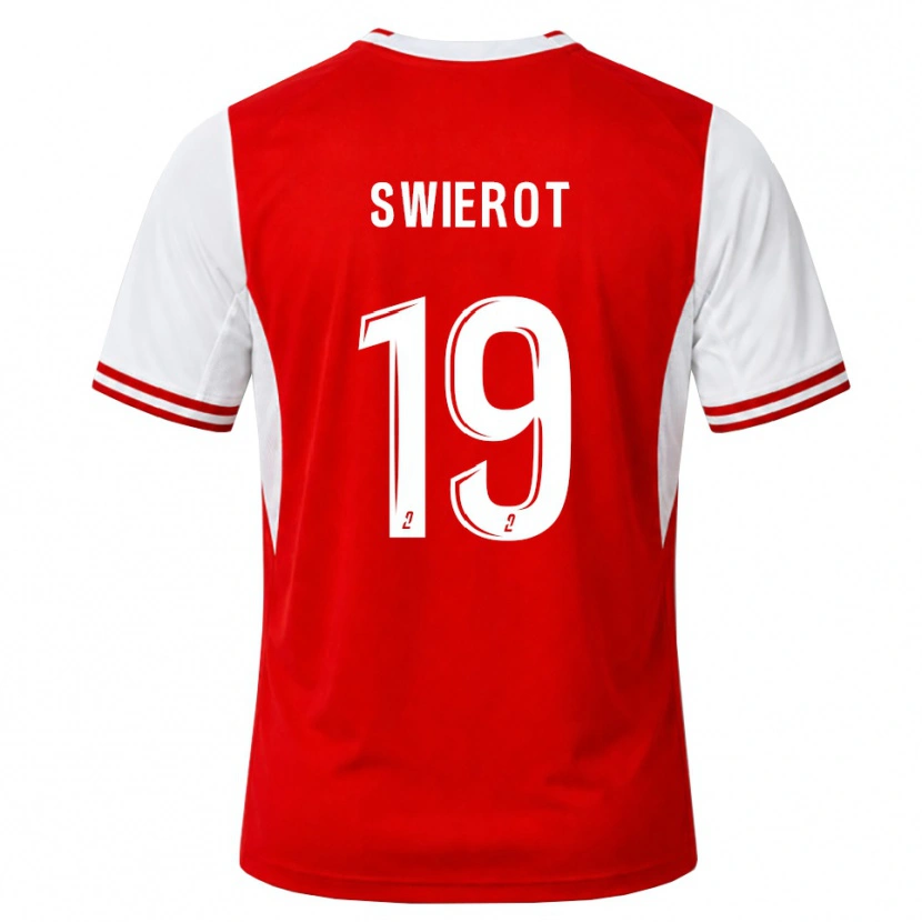 Danxen Men Julie Swierot #19 Red White Home Jersey 2026/27 T-Shirt