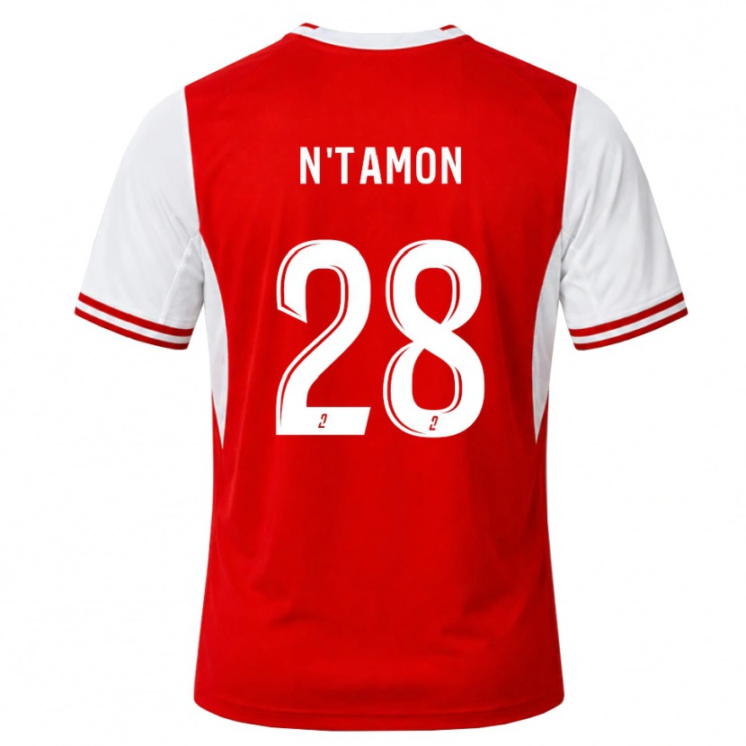 Danxen Men Elie N'tamon #28 Red White Home Jersey 2026/27 T-Shirt