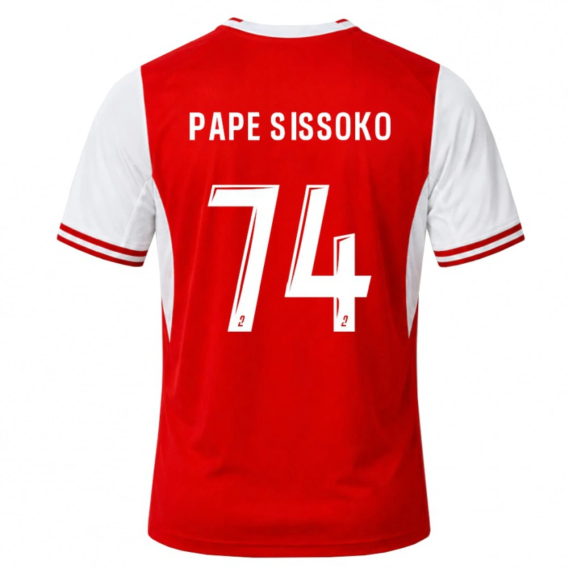 Danxen Men Niama Pape Sissoko #74 Red White Home Jersey 2026/27 T-Shirt