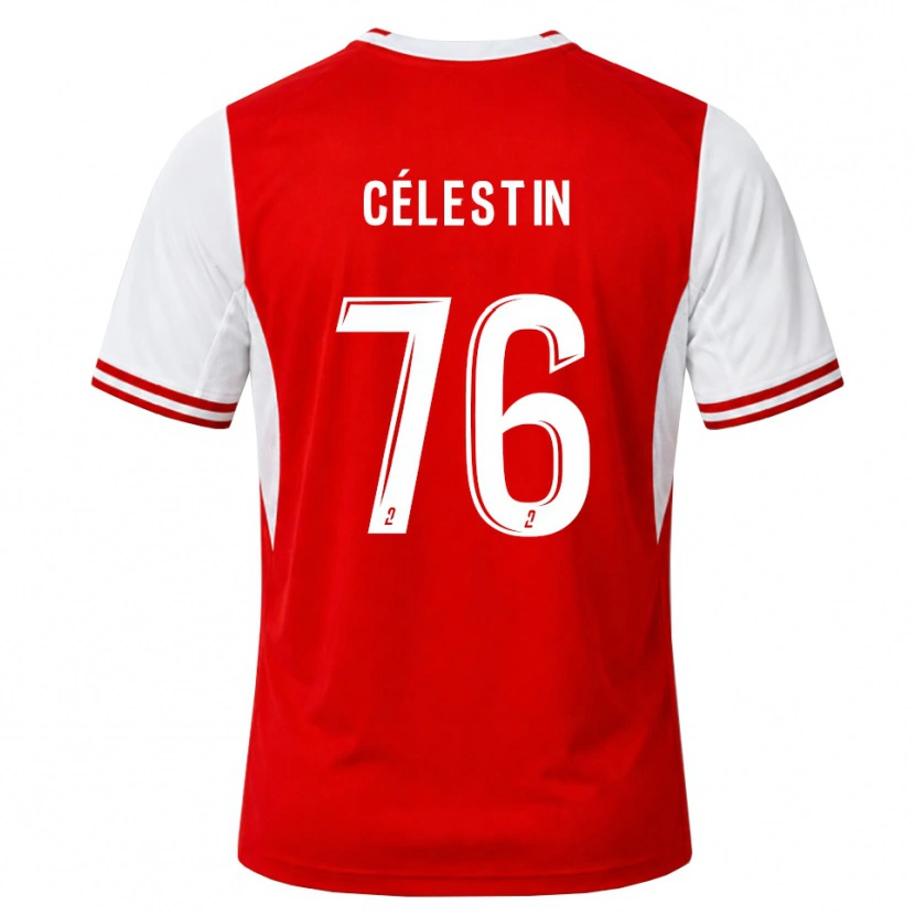 Danxen Men Jean-Philippe Célestin #76 Red White Home Jersey 2026/27 T-Shirt