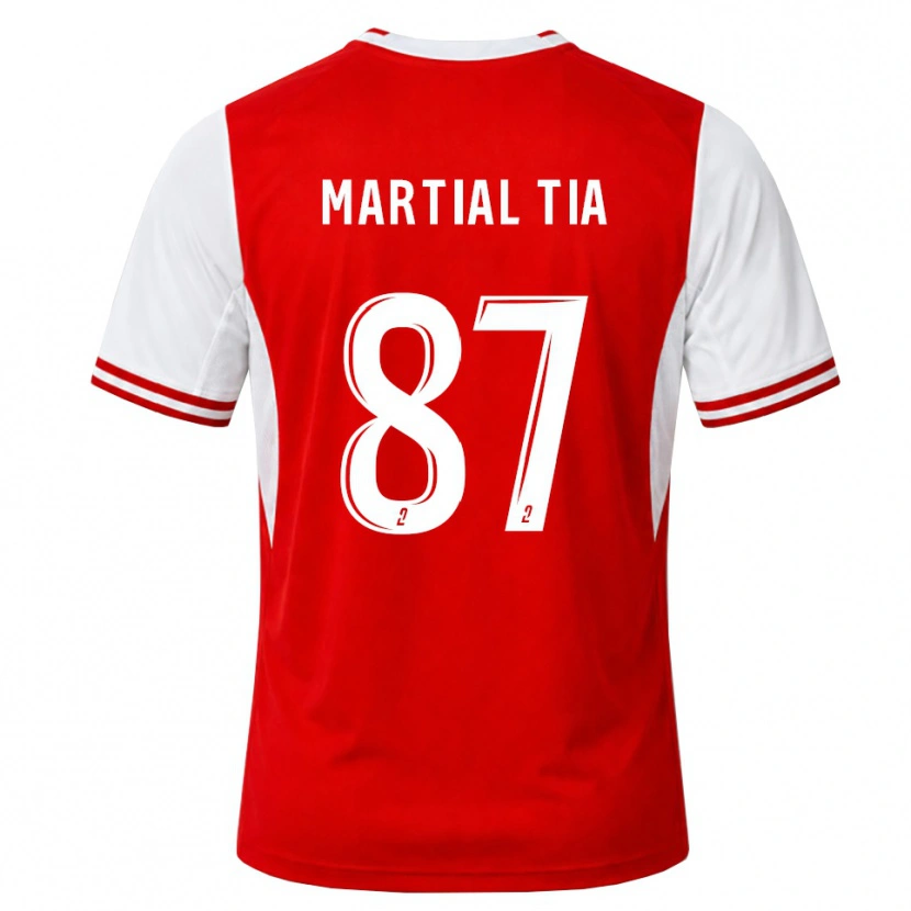 Danxen Men Martial Tia #87 Red White Home Jersey 2026/27 T-Shirt