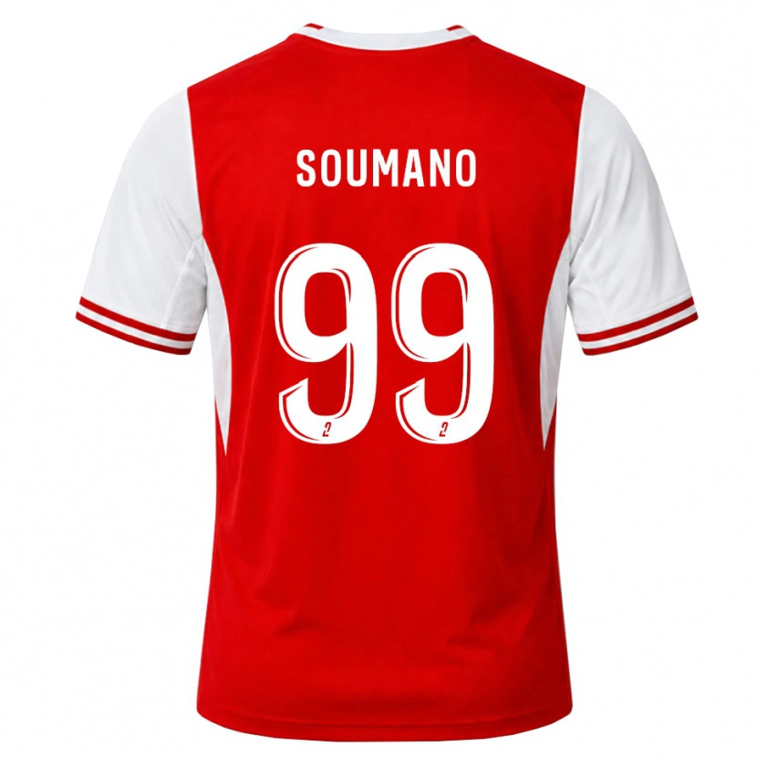 Danxen Men Sambou Soumano #99 Red White Home Jersey 2026/27 T-Shirt