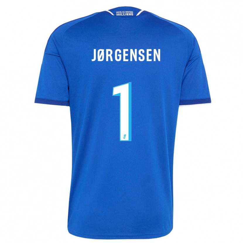 Danxen Men Filip Jørgensen #1 Royal Blue White Home Jersey 2026/27 T-Shirt