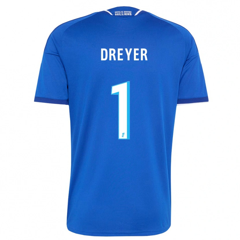 Danxen Men Matthieu Dreyer #1 Royal Blue White Home Jersey 2026/27 T-Shirt