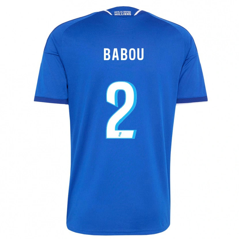 Danxen Men Marème Babou #2 Royal Blue White Home Jersey 2026/27 T-Shirt