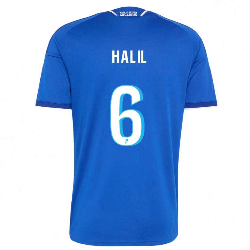 Danxen Men Fouad Halil #6 Royal Blue White Home Jersey 2026/27 T-Shirt