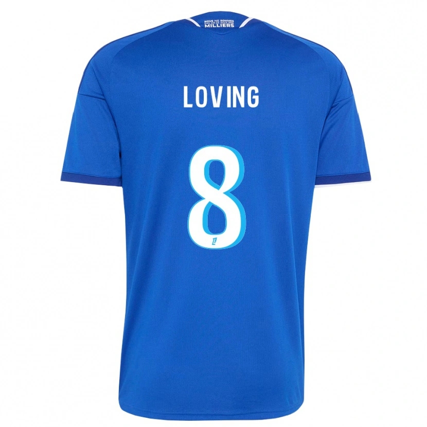 Danxen Men Emma Loving #8 Royal Blue White Home Jersey 2026/27 T-Shirt