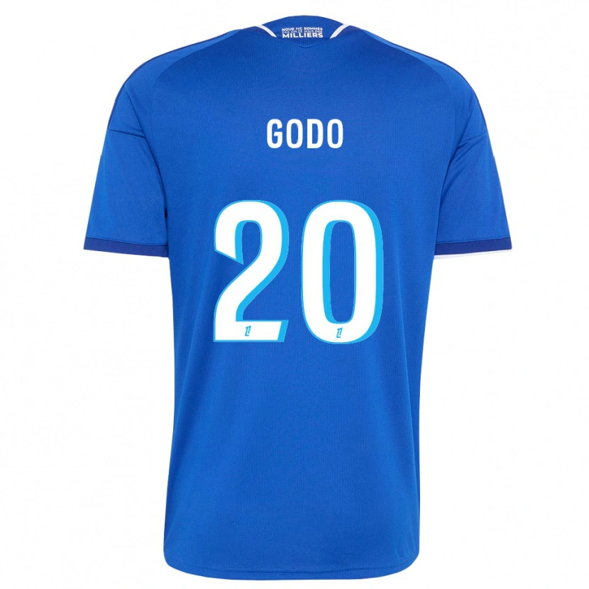 Danxen Men Martial Godo #20 Royal Blue White Home Jersey 2026/27 T-Shirt