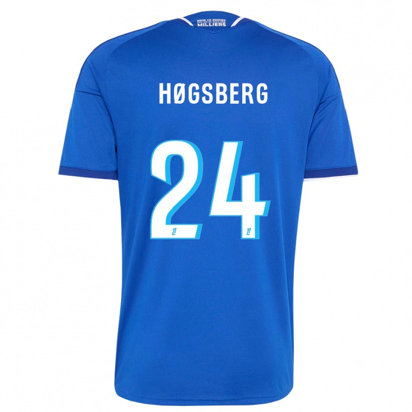 Danxen Men Lucas Høgsberg #24 Royal Blue White Home Jersey 2026/27 T-Shirt