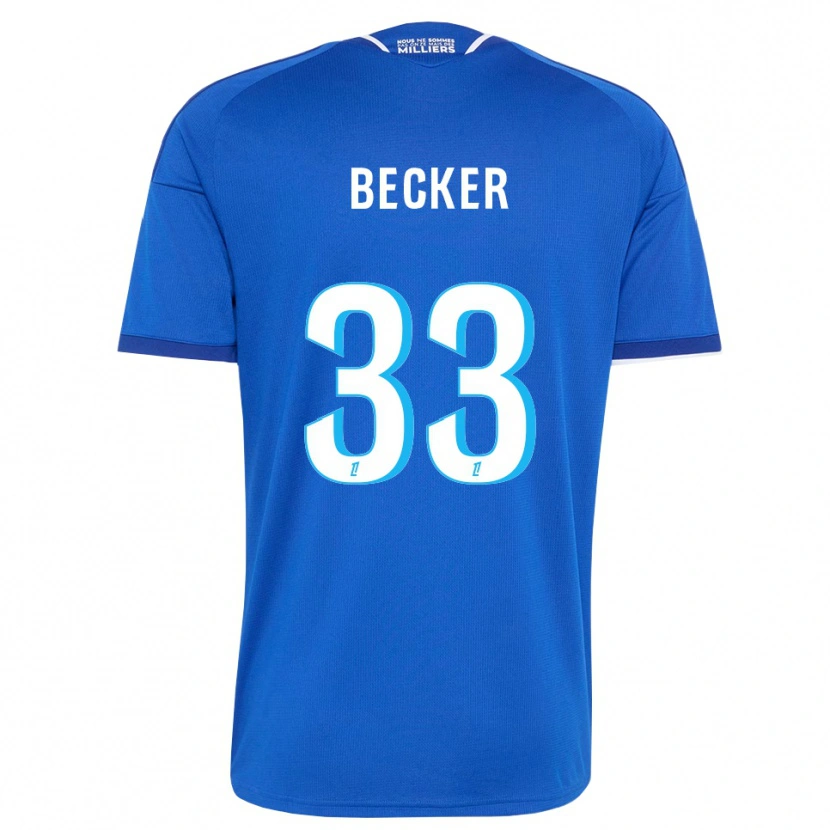 Danxen Men Yoann Becker #33 Royal Blue White Home Jersey 2026/27 T-Shirt