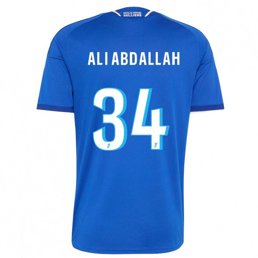 Danxen Men Aboubacar Ali Abdallah #34 Royal Blue White Home Jersey 2026/27 T-Shirt