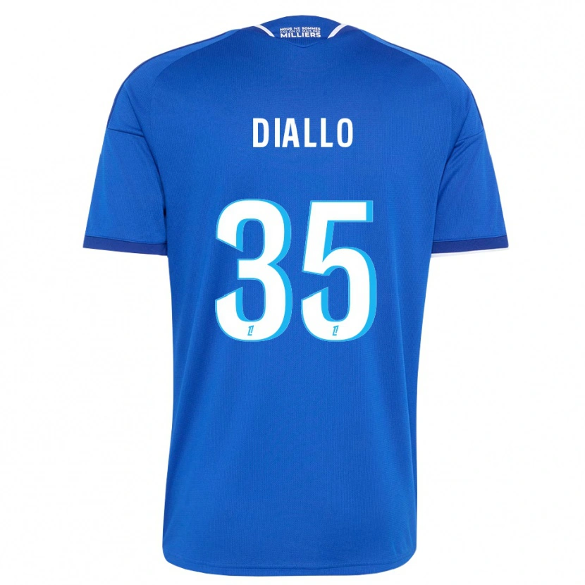 Danxen Men Tidiane Diallo #35 Royal Blue White Home Jersey 2026/27 T-Shirt