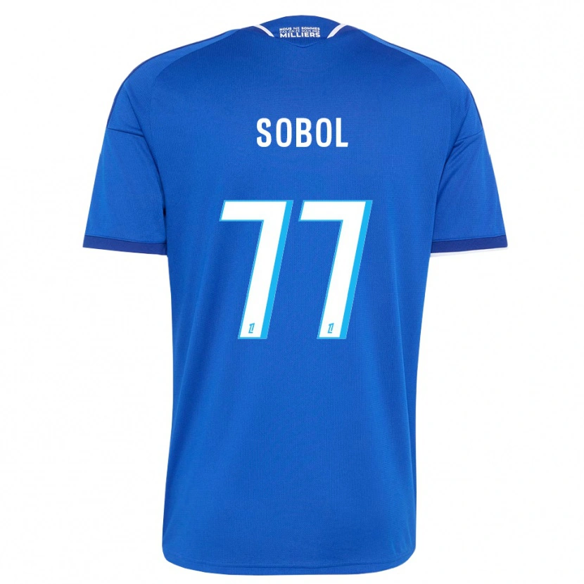 Danxen Men Eduard Sobol #77 Royal Blue White Home Jersey 2026/27 T-Shirt