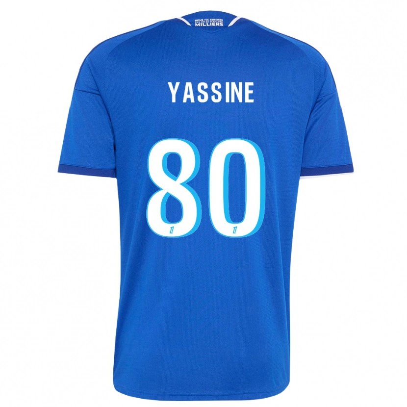 Danxen Men Gessime Yassine #80 Royal Blue White Home Jersey 2026/27 T-Shirt