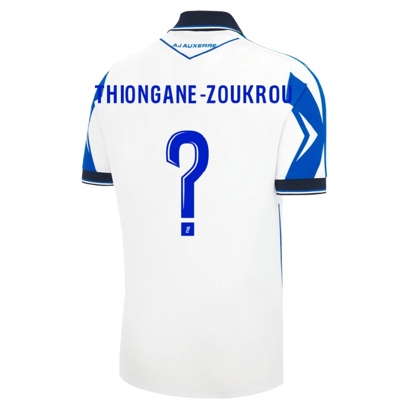 Danxen Men Ackah-Tidiane Zoukrou #0 Black White Blue Home Jersey 2026/27 T-Shirt