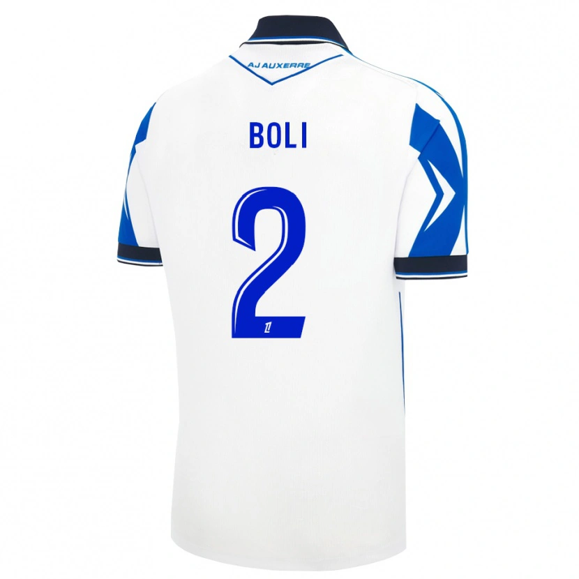 Danxen Men Franck Boli #2 Black White Blue Home Jersey 2026/27 T-Shirt