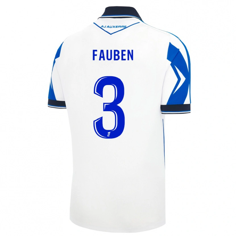 Danxen Men Marc-Allan Fauben #3 Black White Blue Home Jersey 2026/27 T-Shirt