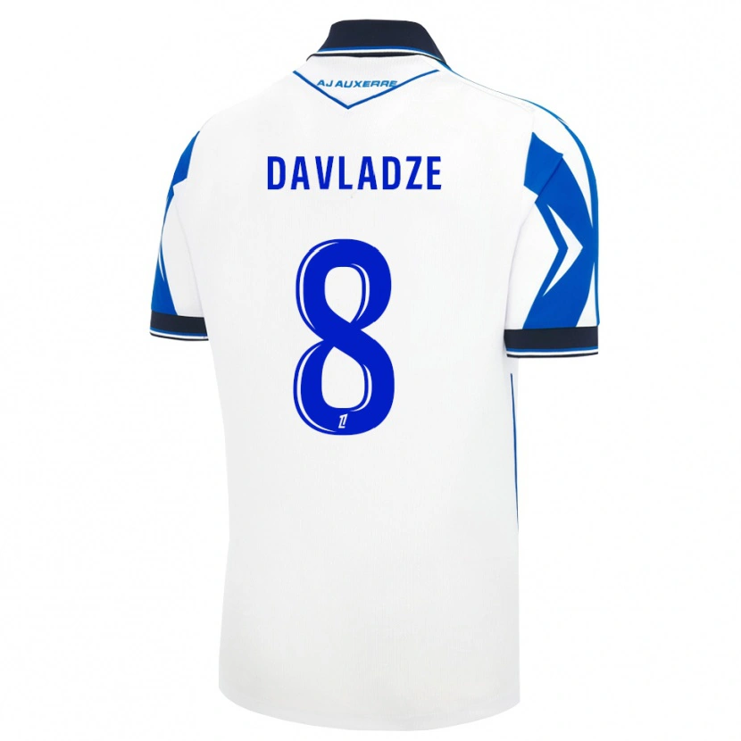 Danxen Men Luca Davladze #8 Black White Blue Home Jersey 2026/27 T-Shirt