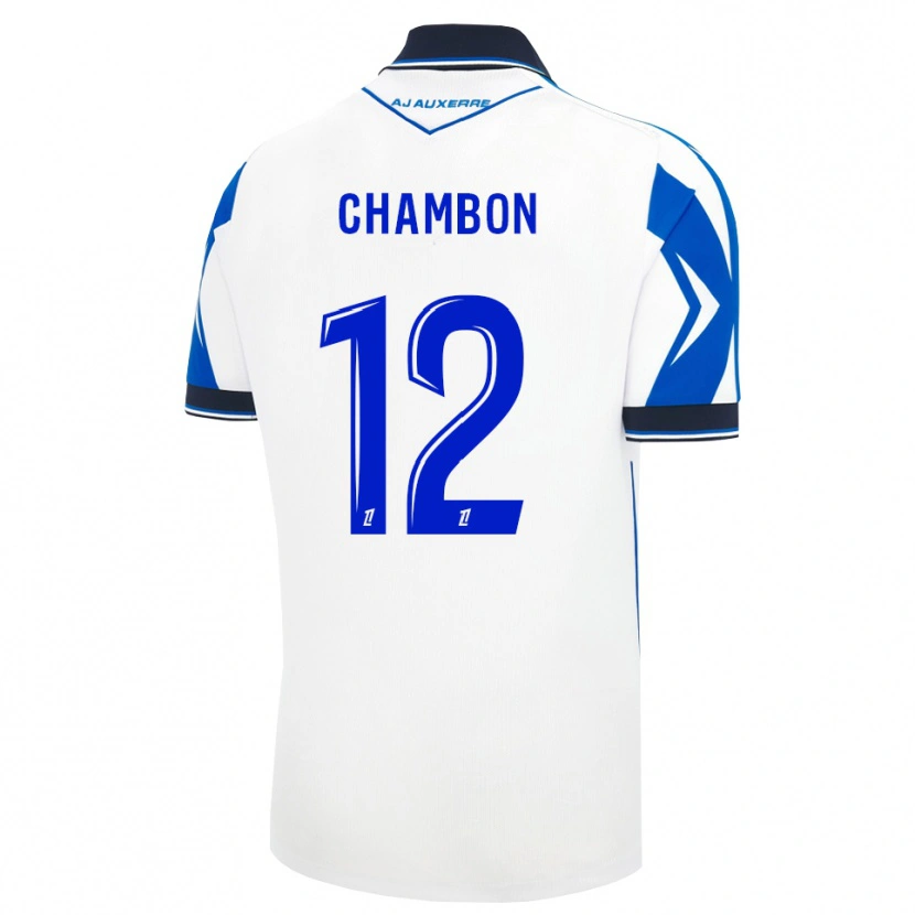 Danxen Men Maxence Chambon #12 Black White Blue Home Jersey 2026/27 T-Shirt