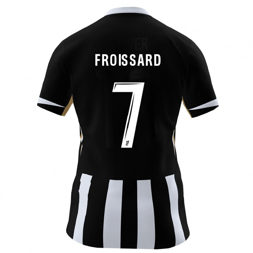 Danxen Men Kévine Froissard #7 Black Blue Home Jersey 2026/27 T-Shirt