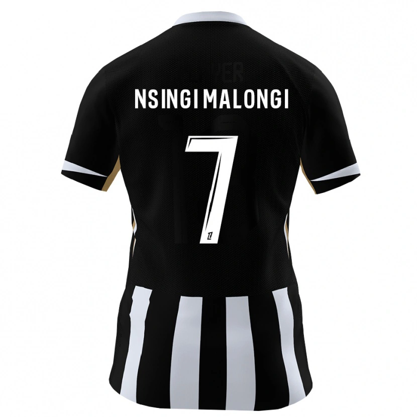 Danxen Men Rodrigue Nsingi Malongi #7 Black Blue Home Jersey 2026/27 T-Shirt