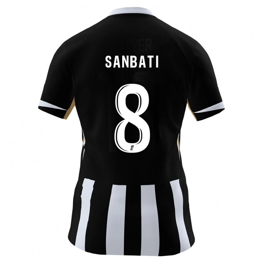 Danxen Men Salim Sanbati #8 Black Blue Home Jersey 2026/27 T-Shirt