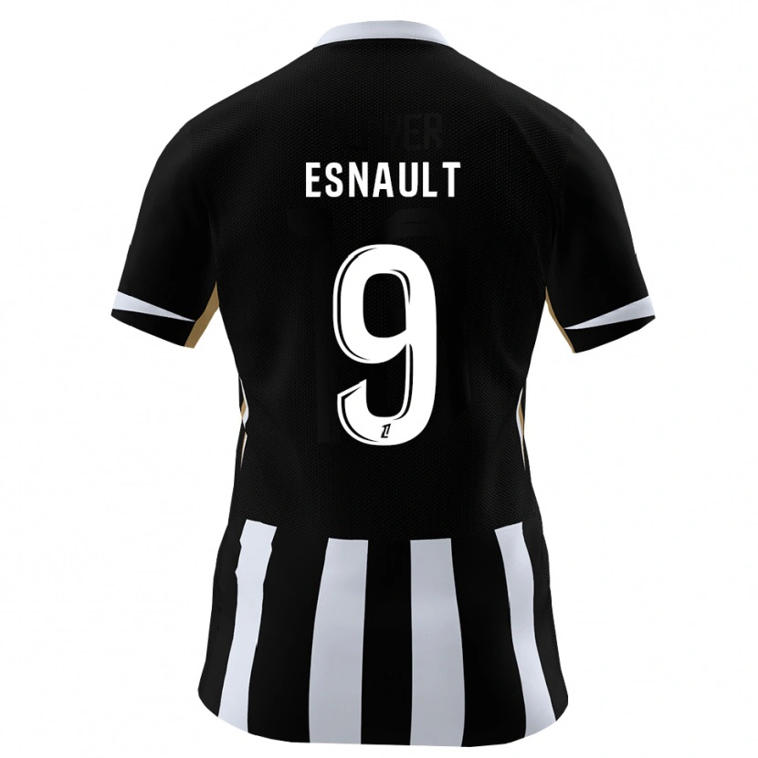 Danxen Men Joshua Esnault #9 Black Blue Home Jersey 2026/27 T-Shirt