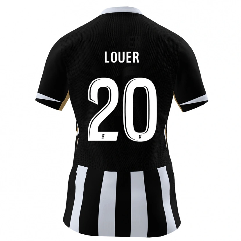 Danxen Men Marius Louër #20 Black Blue Home Jersey 2026/27 T-Shirt