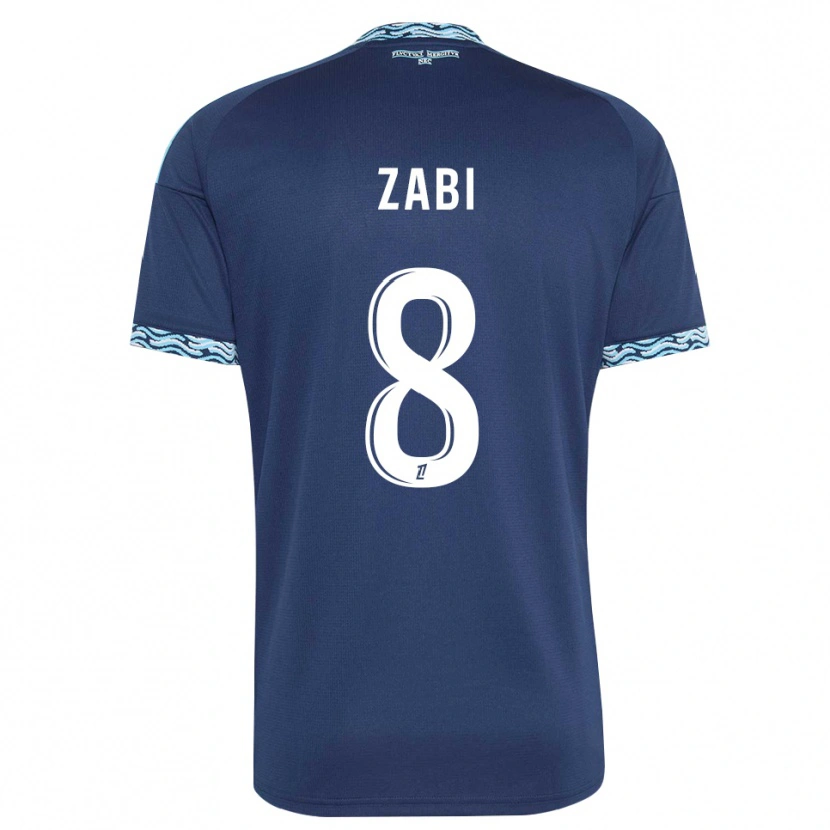 Danxen Men Patrick Zabi #8 Steelblue White Home Jersey 2026/27 T-Shirt