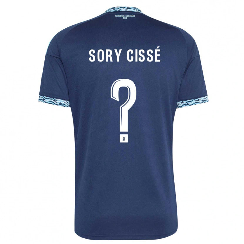Danxen Men Ibrahim Sory Cissé #0 Steelblue White Home Jersey 2026/27 T-Shirt