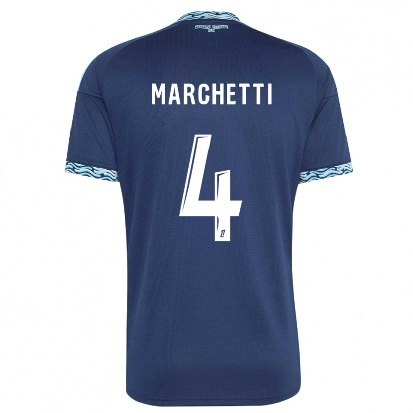 Danxen Men Vincent Marchetti #4 Steelblue White Home Jersey 2026/27 T-Shirt