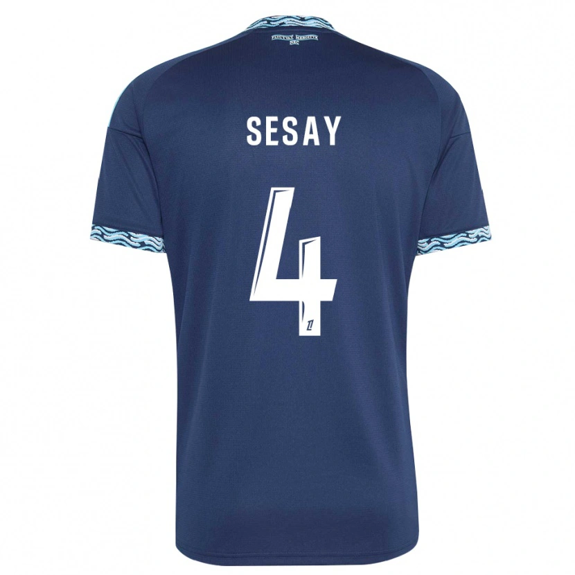 Danxen Men Mohamed Sesay #4 Steelblue White Home Jersey 2026/27 T-Shirt