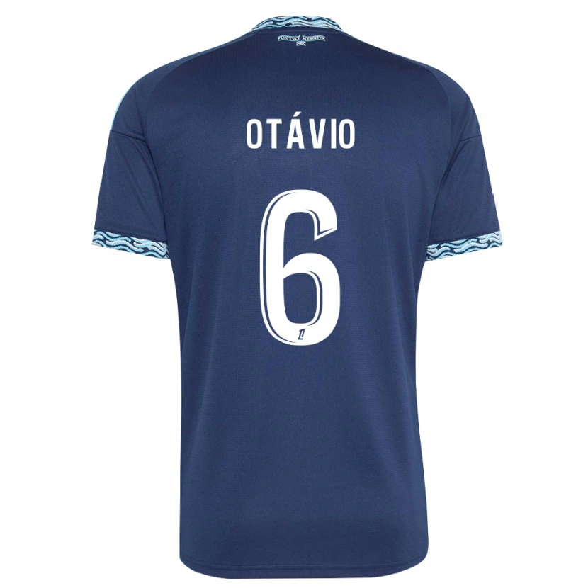 Danxen Men Otávio Ataíde Da Silva #6 Steelblue White Home Jersey 2026/27 T-Shirt